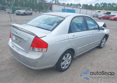 2008 Kia Spectra Ex from USA, damaged, VIN KNAFE121285559049